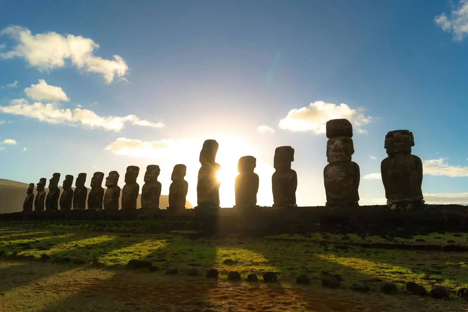 Moai statues Easter Island Rapa Nui – exclusive private luxury tour in the Pacific