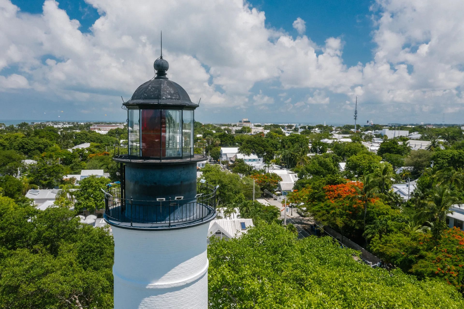 Luftbild des Leuchtturms von Key West