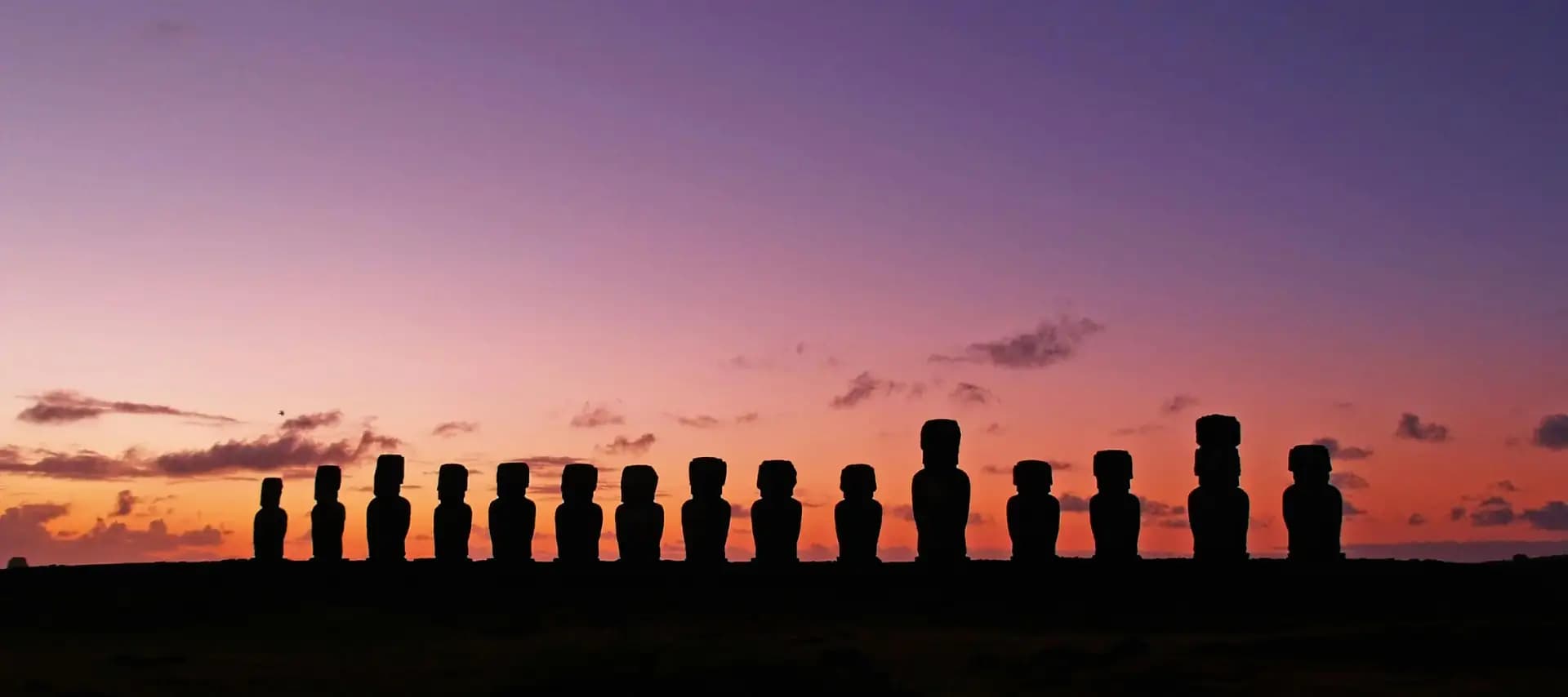 Sunrise at Ahu Tongariki